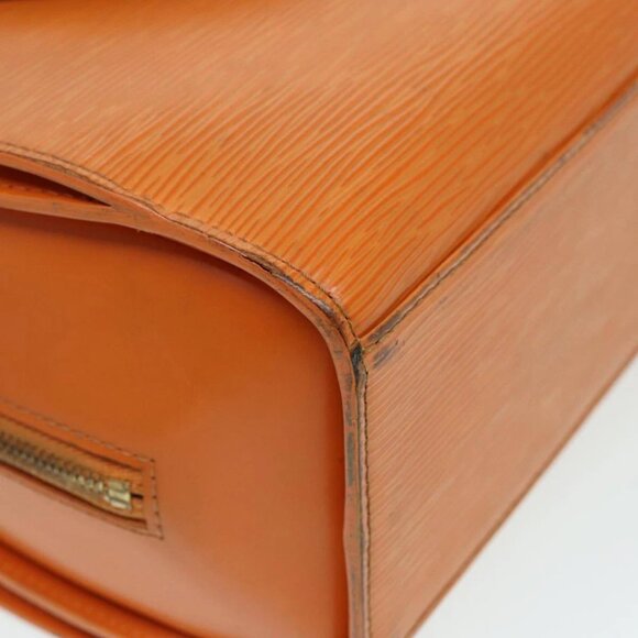 LOUIS VUITTON Epi Pont Neuf Hand Bag Orange Mandarin M5205H LV Auth 83876 - Picture 3 of 16